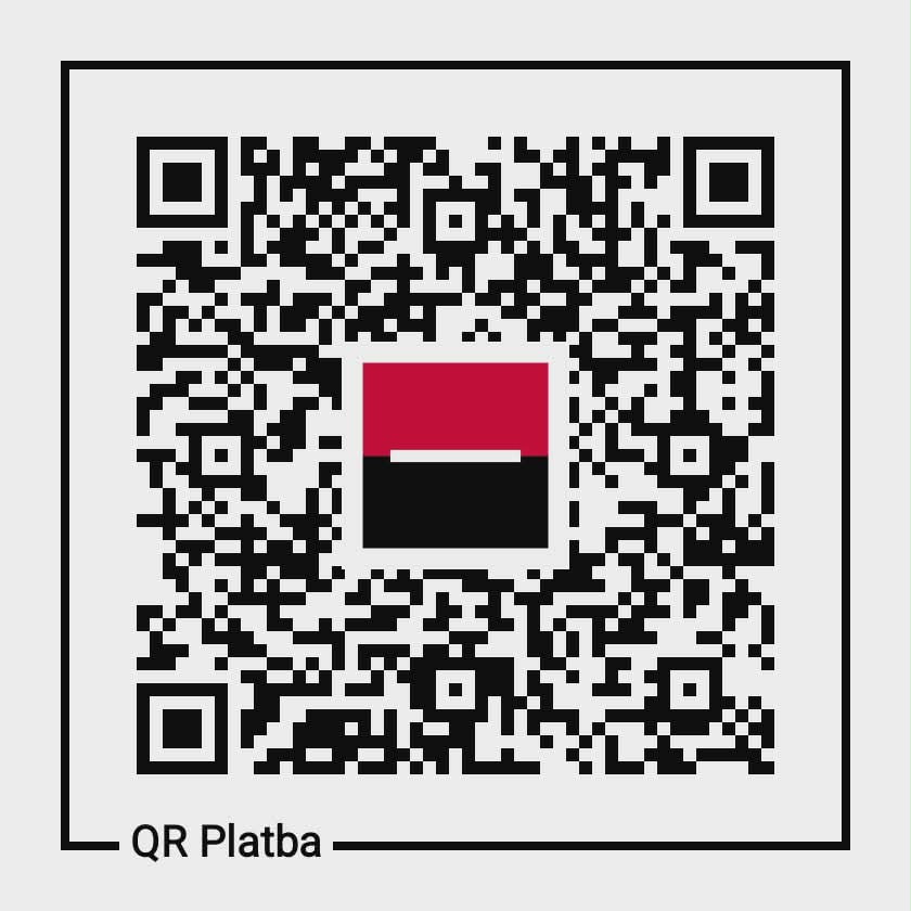 QR kód – platba svědkovi Petrovi